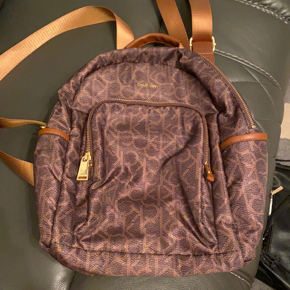 ⚡️Price Drop⚡️ Calvin Klein brown backpack